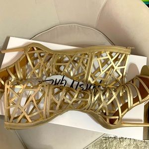 Nasty Gal Goddess Heels, Size 9